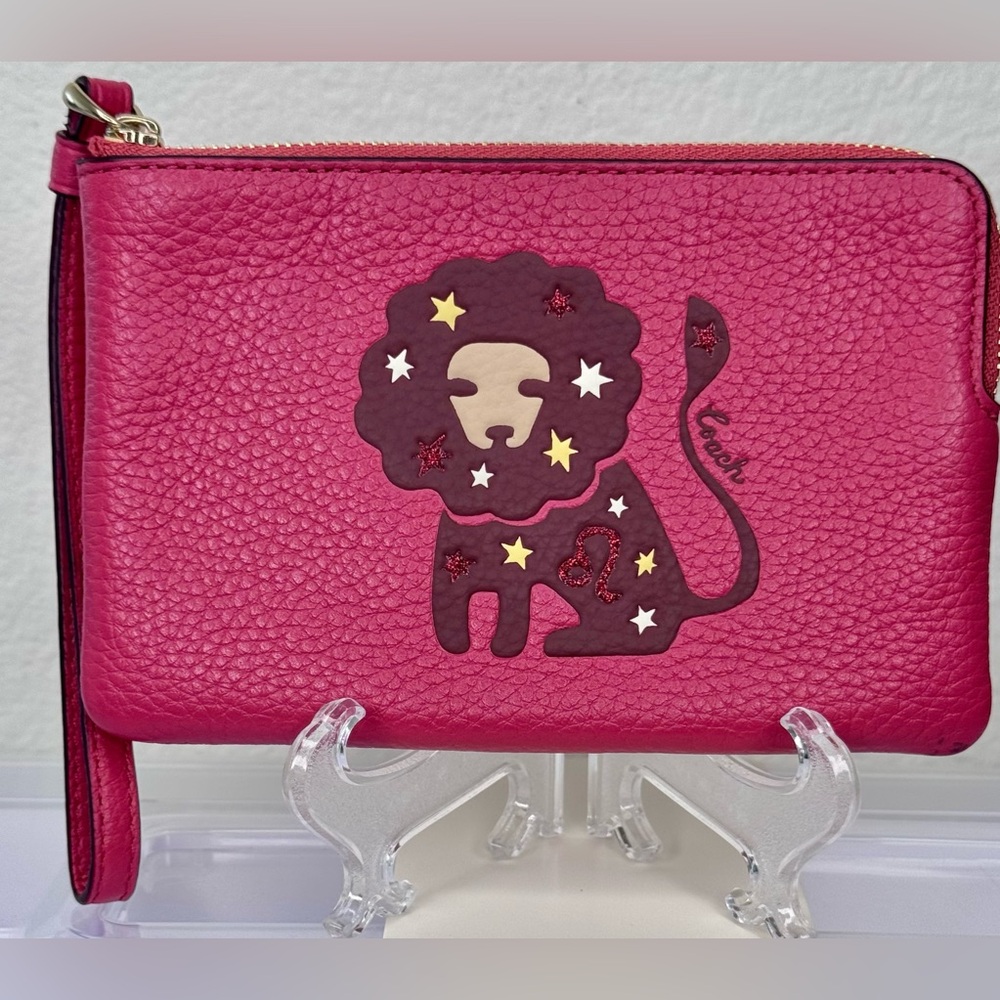 Coach Leo Zodiac Horoscope wristlet NWOT - Picture 13 of 16